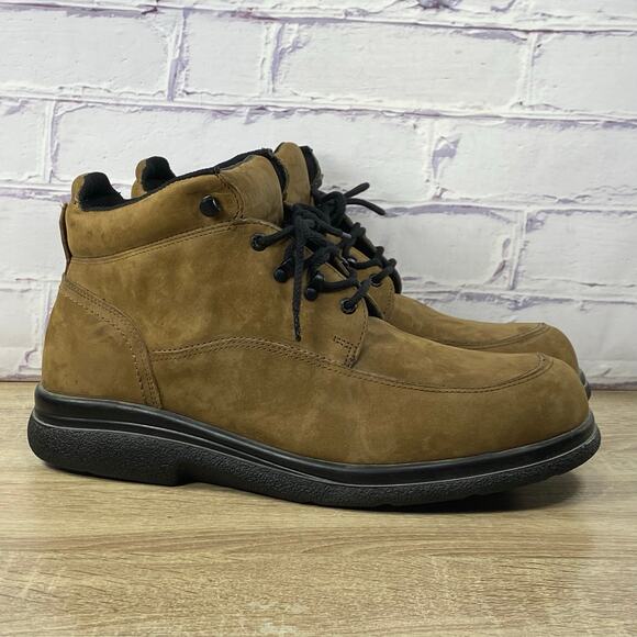 Red Wing 8662 Brown Chukka Work Boots Men's Size 14 Lace Up Slip Resistant - Picture 1 of 9